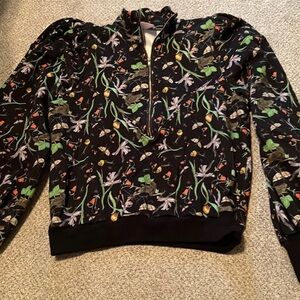 Selkie the Lucy sweater in garden print size S